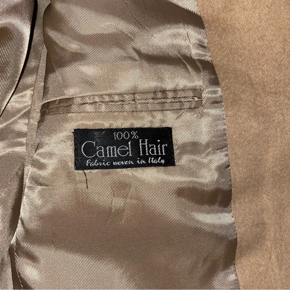 CHERESKIN Light Brown Camel Hair Sports Coat 37 short - Picture 9 of 11